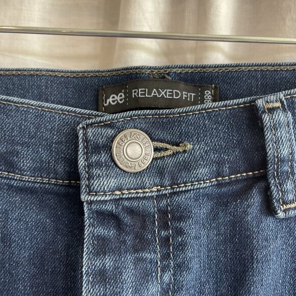 Lee Womens Relaxed Fit Five Pocket Straight Leg Jeans Size 14 - Picture 2 of 9